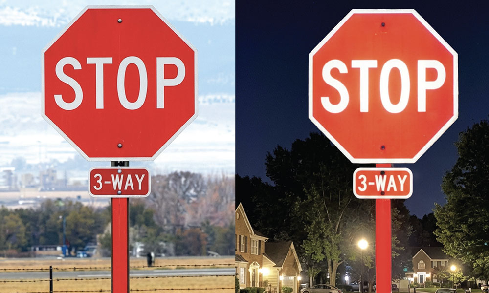 Sign Post Reflectors